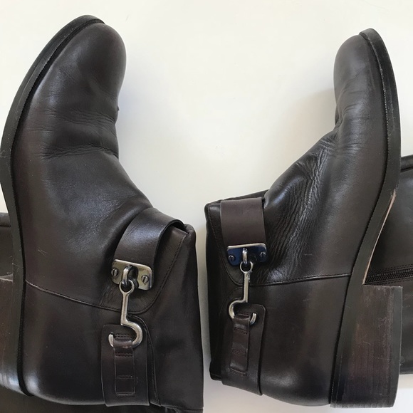 Kate Spade Brown Leather Boots 9 1/2 - Picture 6 of 7